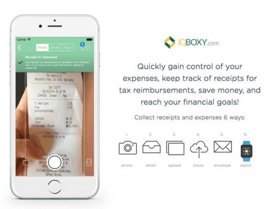 shoebox receipts app