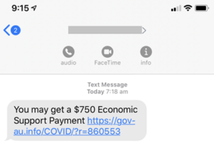 $750 support payment scams targeting superannuation